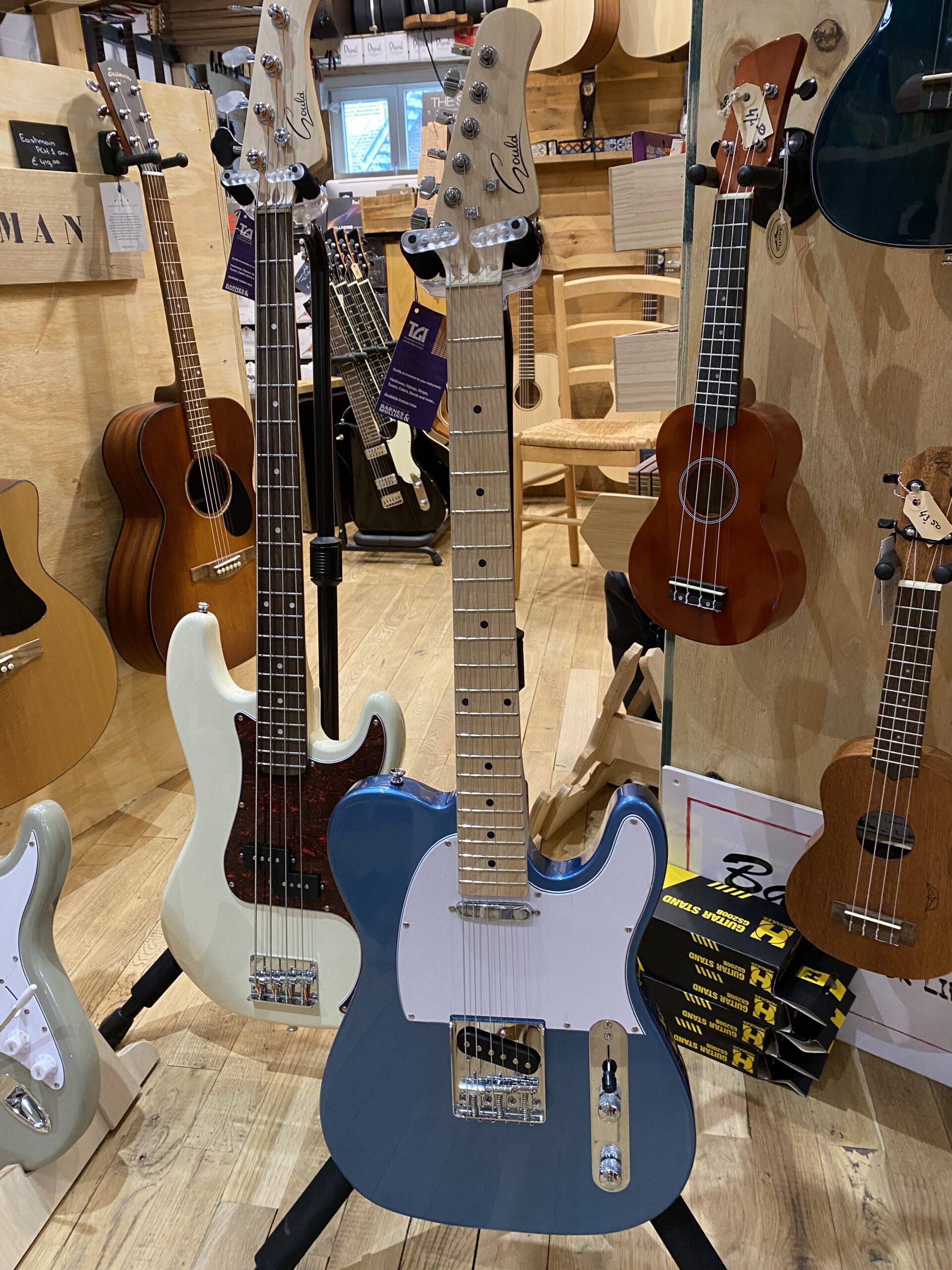 Gould Telecaster style Metallic Blue